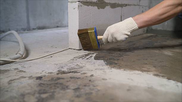 Crawl space vapor barrier installation in Flat Rock, IN